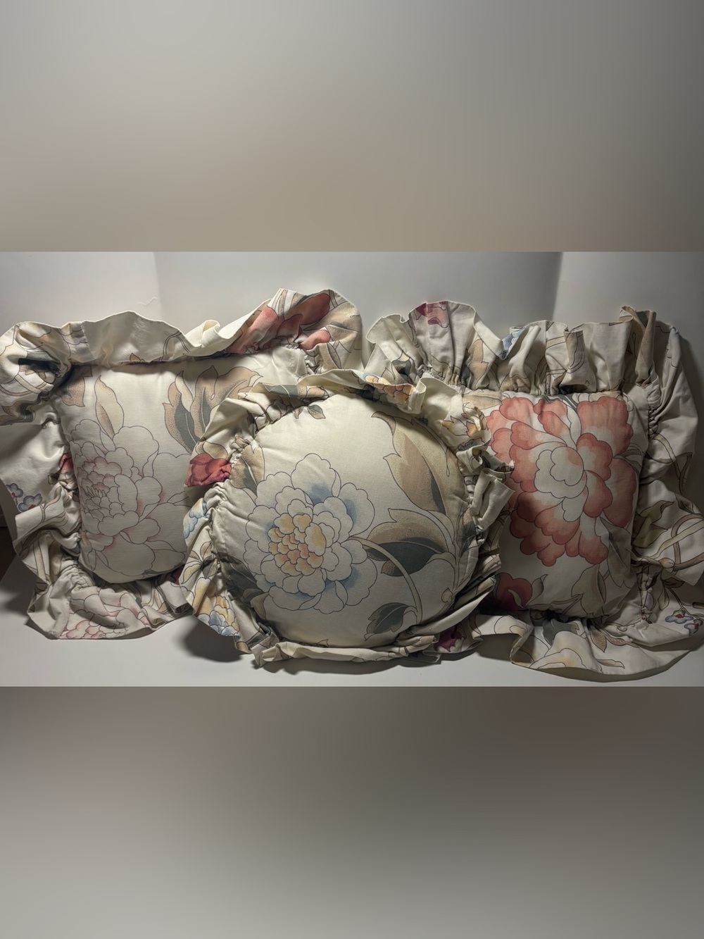 Vintage Waverly/Schumacher throw pillows